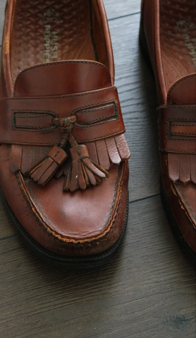 Hush Puppies‎ Men’s Brown Leather Tassel Loafers